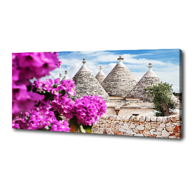 Canvas wall art Trulla houses