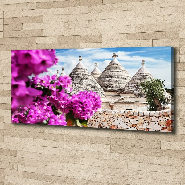 Canvas wall art Trulla houses