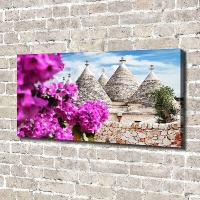 Canvas wall art Trulla houses