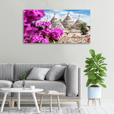 Canvas wall art Trulla houses