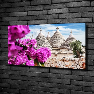 Canvas wall art Trulla houses