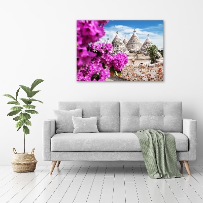 Canvas wall art Trulla houses