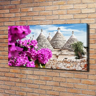 Canvas wall art Trulla houses