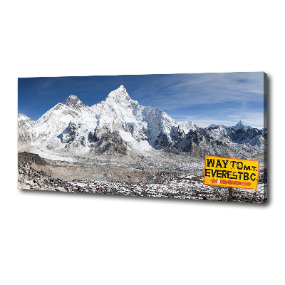 Canvas wall art Mount Everest