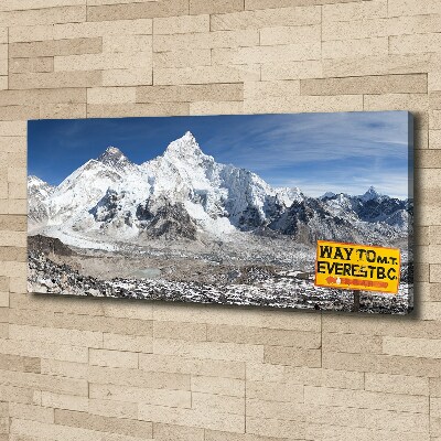 Canvas wall art Mount Everest