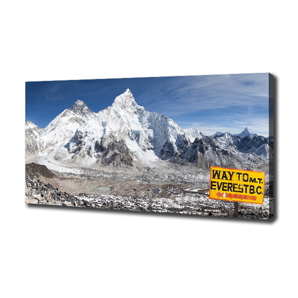 Canvas wall art Mount Everest