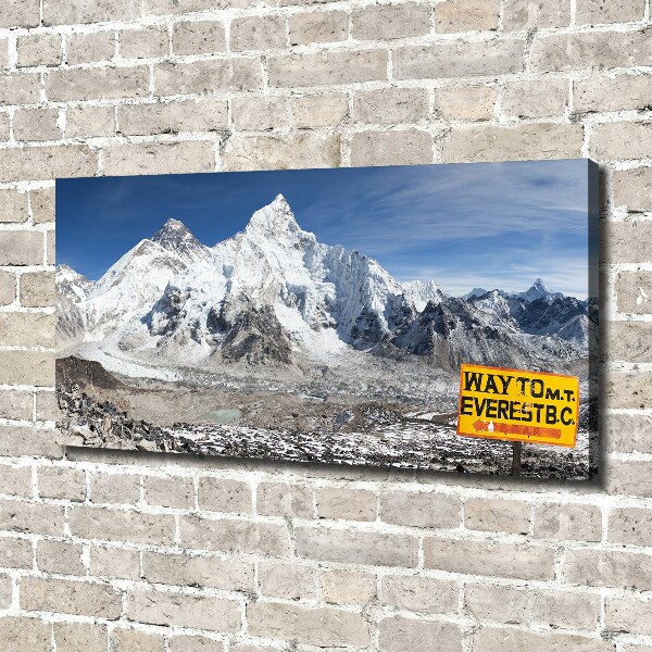 Canvas wall art Mount Everest