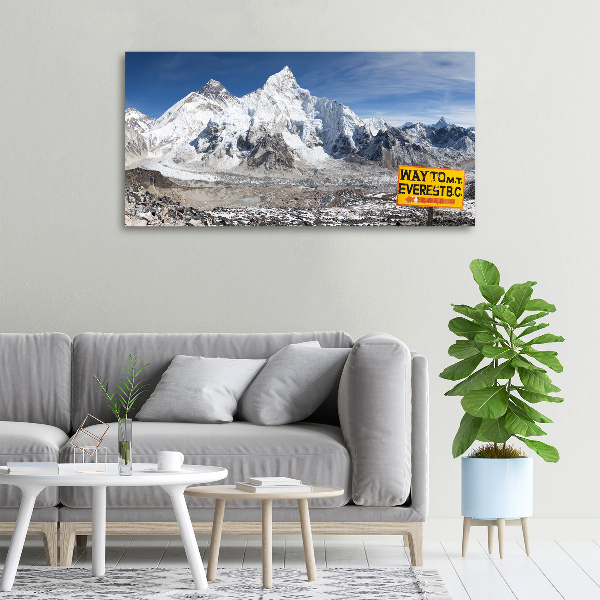 Canvas wall art Mount Everest