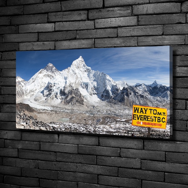 Canvas wall art Mount Everest