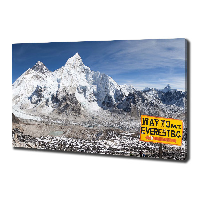 Canvas wall art Mount Everest