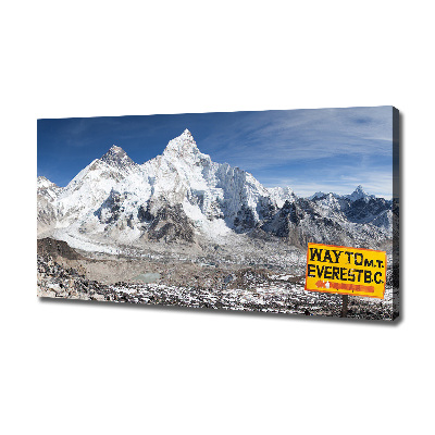 Canvas wall art Mount Everest