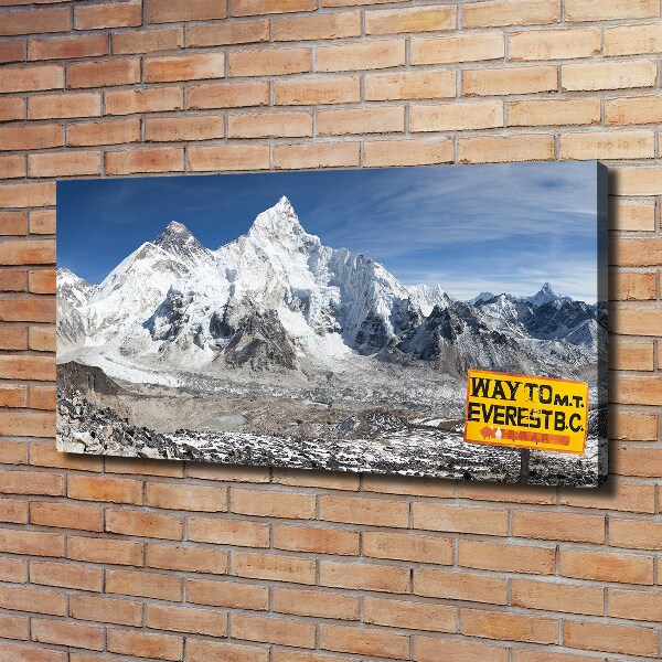 Canvas wall art Mount Everest