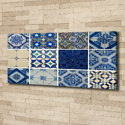 Canvas wall art Portuguese tiles