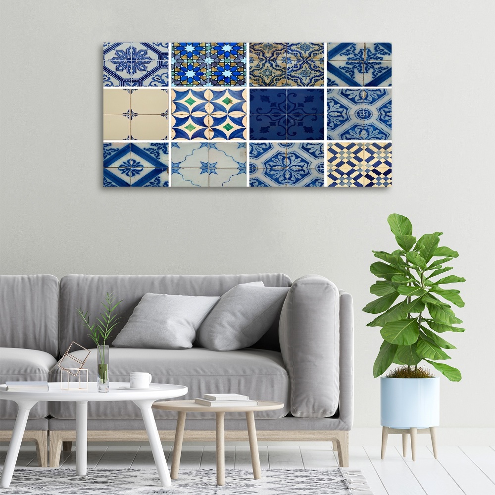 Canvas wall art Portuguese tiles