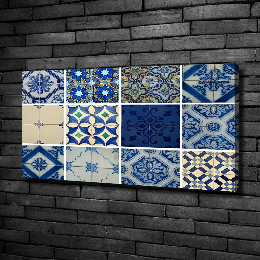 Canvas wall art Portuguese tiles