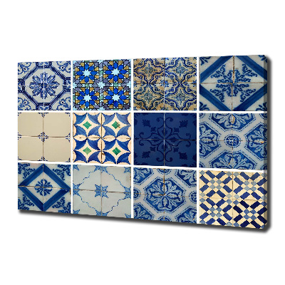 Canvas wall art Portuguese tiles