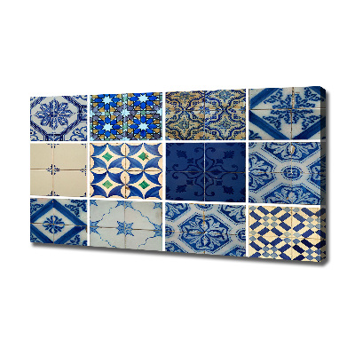 Canvas wall art Portuguese tiles