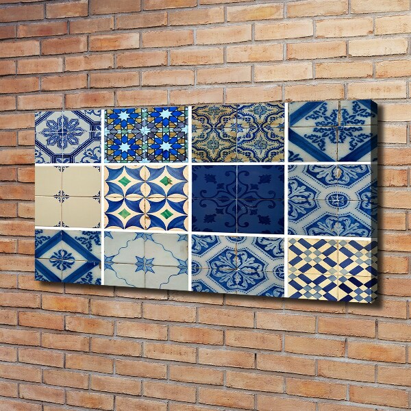 Canvas wall art Portuguese tiles