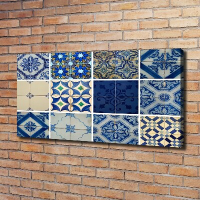 Canvas wall art Portuguese tiles