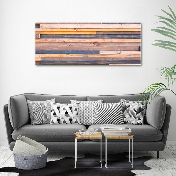 Canvas wall art Wooden wall