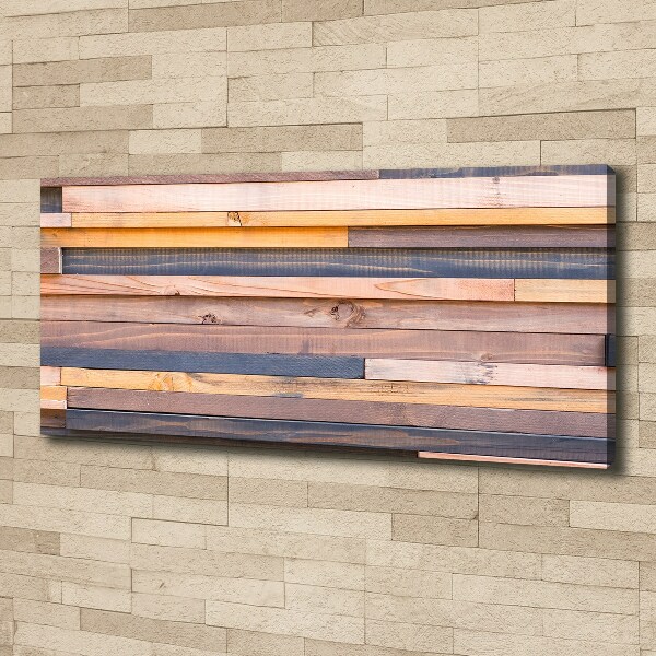 Canvas wall art Wooden wall