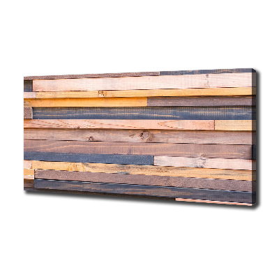 Canvas wall art Wooden wall