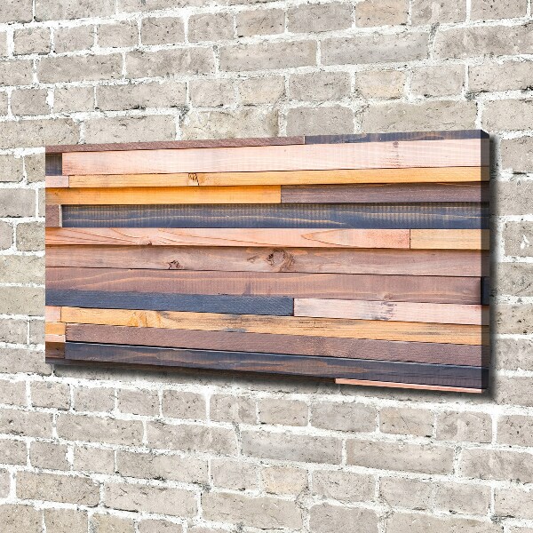 Canvas wall art Wooden wall