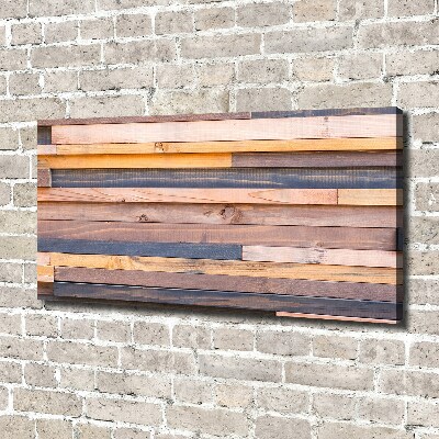 Canvas wall art Wooden wall