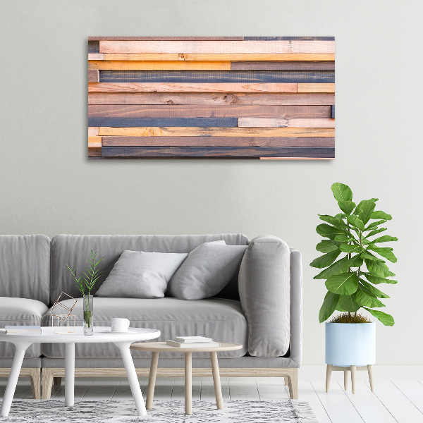 Canvas wall art Wooden wall