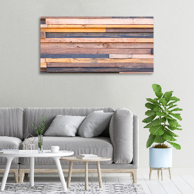 Canvas wall art Wooden wall