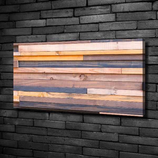 Canvas wall art Wooden wall