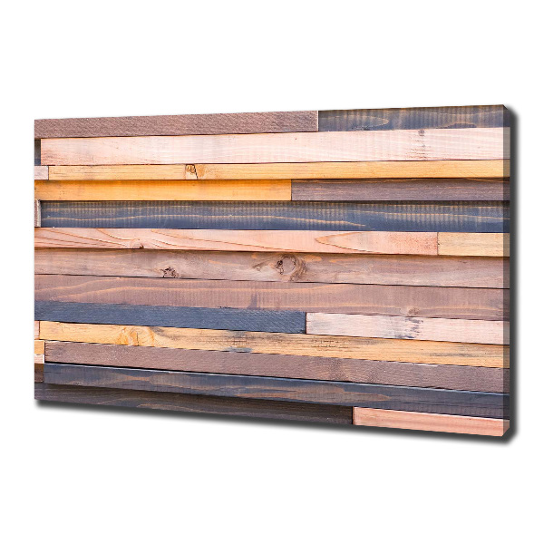 Canvas wall art Wooden wall