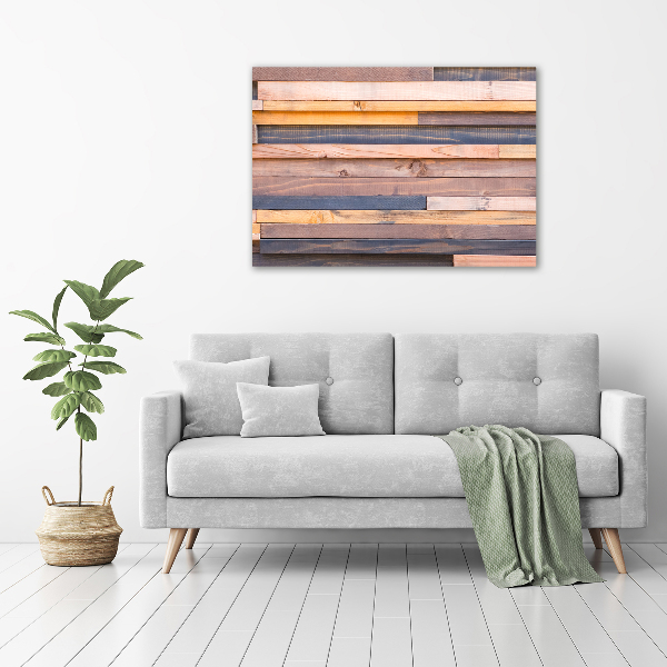 Canvas wall art Wooden wall