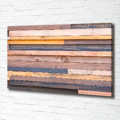 Canvas wall art Wooden wall