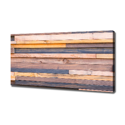 Canvas wall art Wooden wall