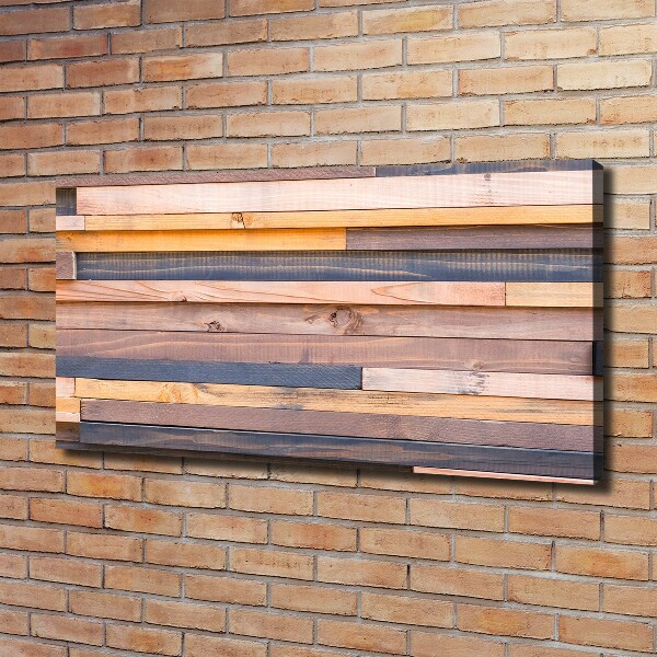 Canvas wall art Wooden wall