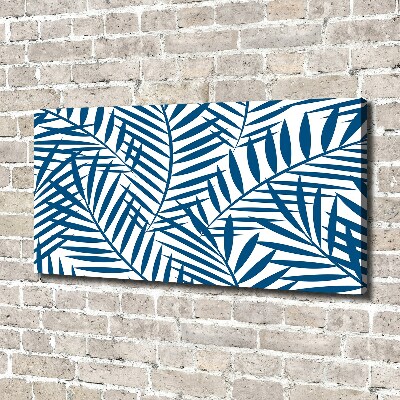 Canvas wall art Palm leaves