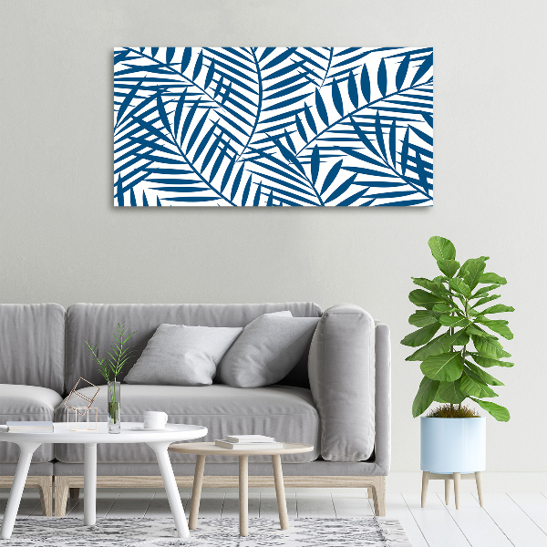 Canvas wall art Palm leaves