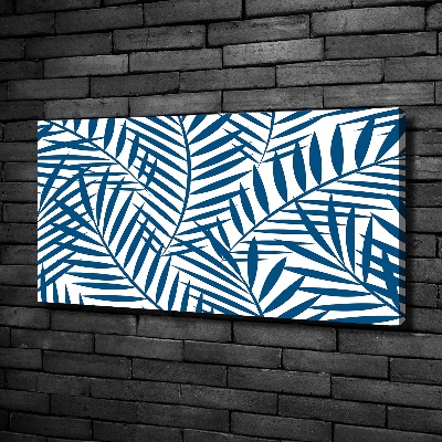 Canvas wall art Palm leaves