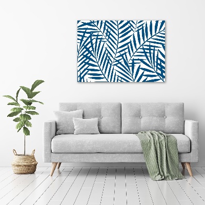 Canvas wall art Palm leaves