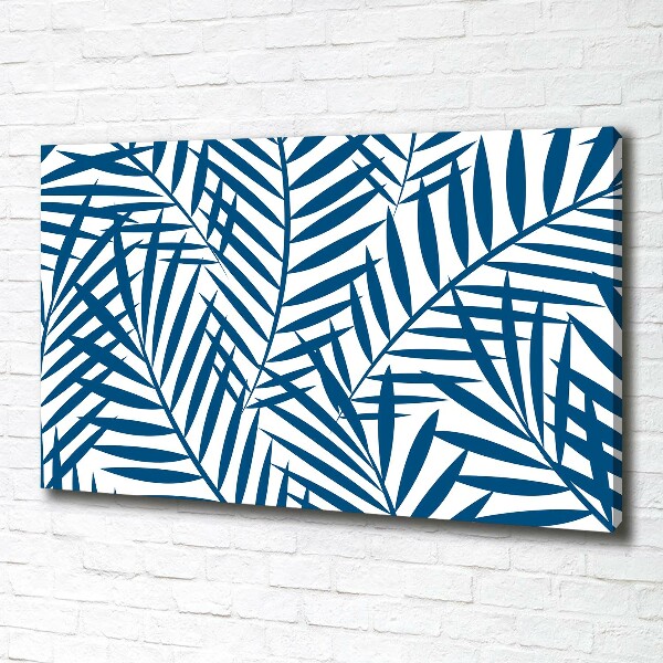 Canvas wall art Palm leaves