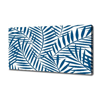 Canvas wall art Palm leaves