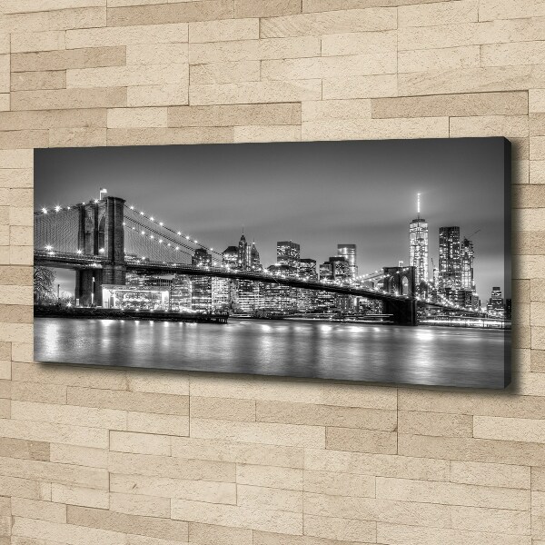 Canvas wall art Brooklyni bridge