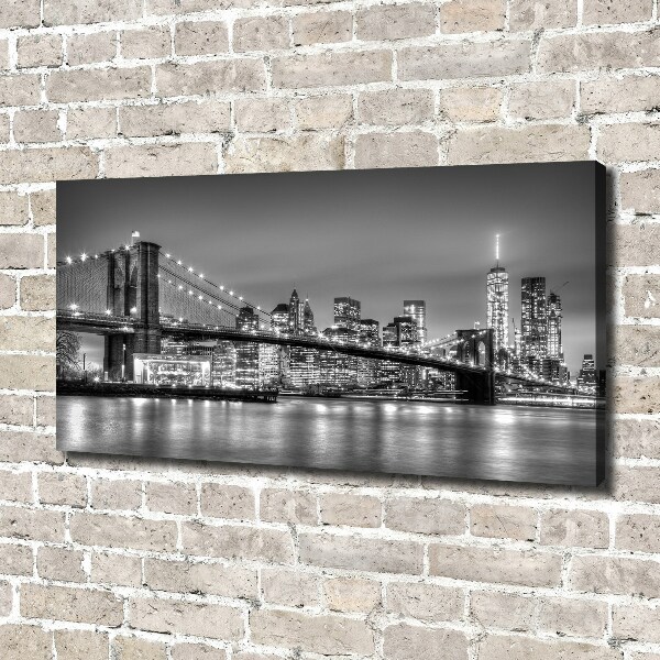 Canvas wall art Brooklyni bridge