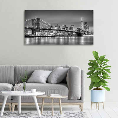 Canvas wall art Brooklyni bridge