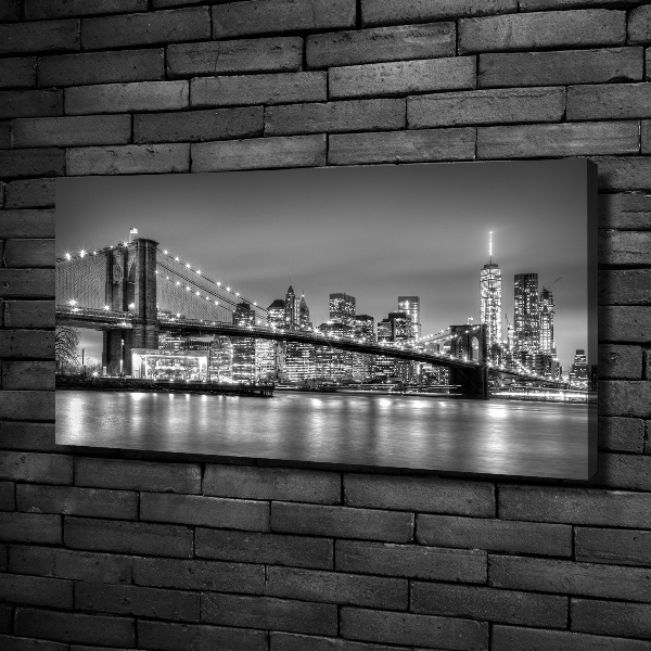 Canvas wall art Brooklyni bridge