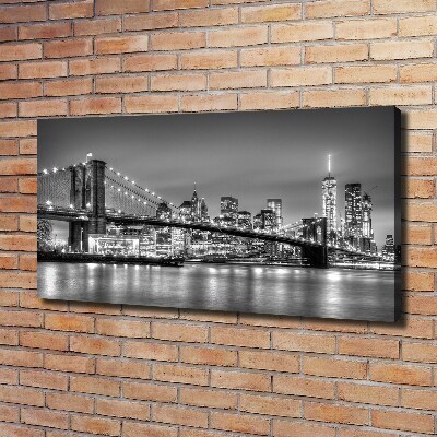 Canvas wall art Brooklyni bridge