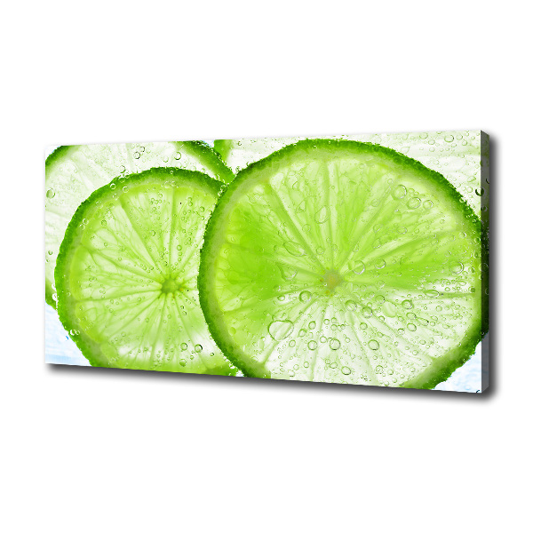 Canvas wall art Lime underwater