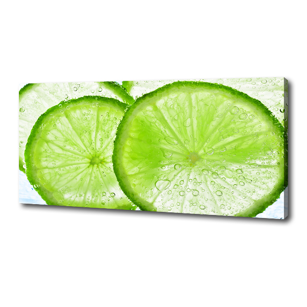 Canvas wall art Lime underwater