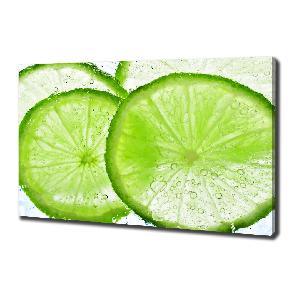 Canvas wall art Lime underwater